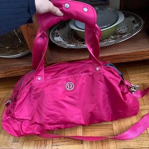 lululemon athletica Pink Gym/Duffle Bag